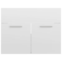 Mobile Sottolavabo Bianco Lucido 60x38,5x46 cm in Truciolato cod mxl 10142