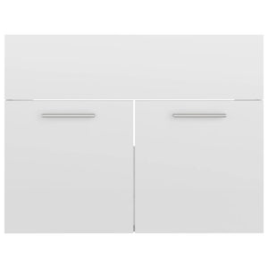 Mobile Sottolavabo Bianco Lucido 60x38,5x46 cm in Truciolato cod mxl 10142