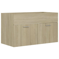 Mobile Sottolavabo Rovere Sonoma 80x38,5x46 cm in Truciolato cod mxl 12758