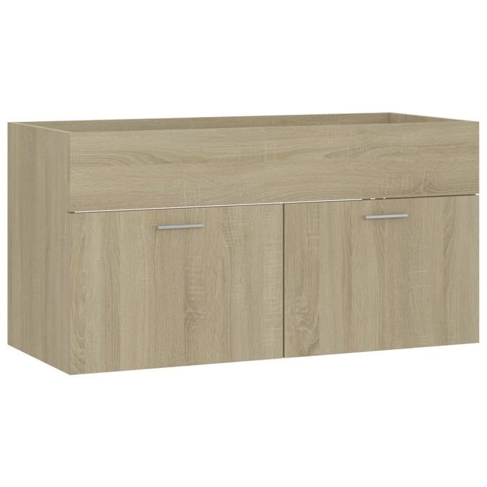 Mobile Sottolavabo Rovere Sonoma 90x38,5x46 cm in Truciolato