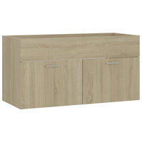 Mobile Sottolavabo Rovere Sonoma 90x38,5x46 cm in Truciolato 804668