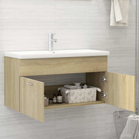 Mobile Sottolavabo Rovere Sonoma 90x38,5x46 cm in Truciolato