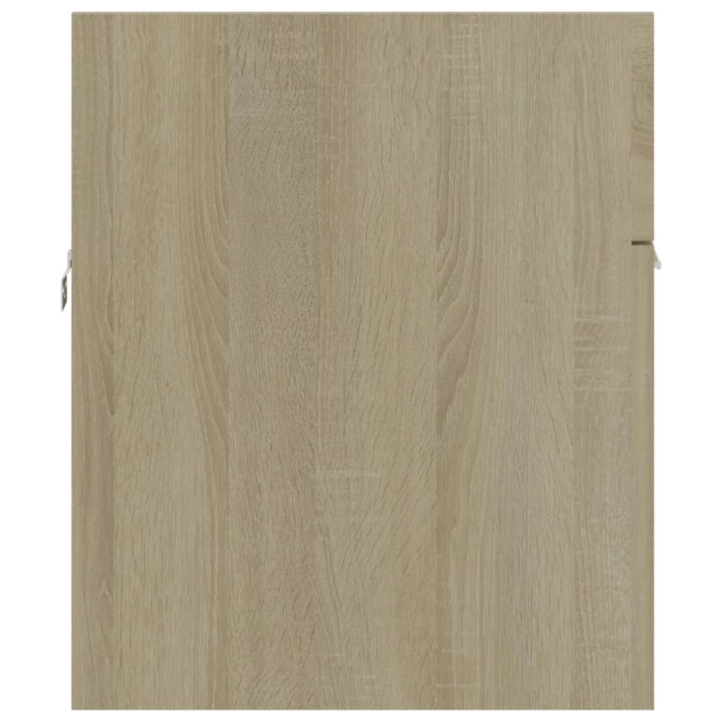 Mobile Sottolavabo Rovere Sonoma 90x38,5x46 cm in Truciolato 804668