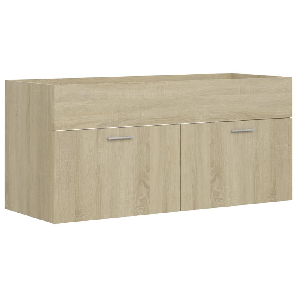 Mobile Sottolavabo Rovere Sonoma 100x38,5x46 cm in Truciolato cod mxl 19813