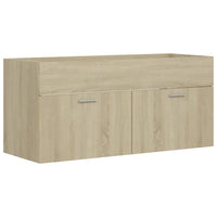 Mobile Sottolavabo Rovere Sonoma 100x38,5x46 cm in Truciolato cod mxl 19813