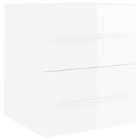 Mobile Sottolavabo Bianco Lucido 41x38,5x48 cm in Truciolato 804689