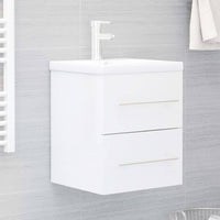 Mobile Sottolavabo Bianco Lucido 41x38,5x48 cm in Truciolato 804689