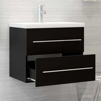 Mobile Lavabo Nero 60x38,5x48 cm in Legno Multistratocod mxl 133482