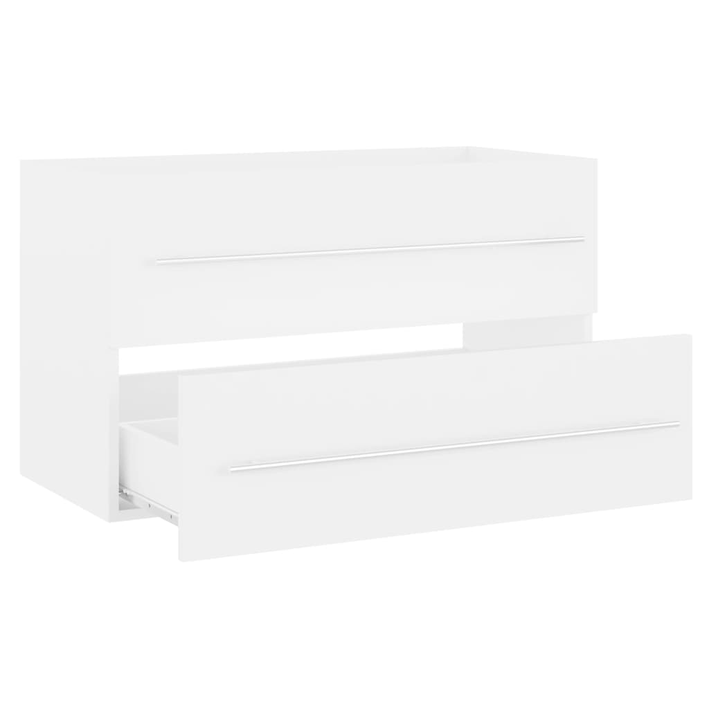 Mobile Sottolavabo Bianco 80x38,5x48 cm in Truciolato cod 9026