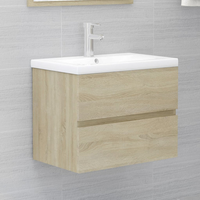 Mobile Sottolavabo Rovere Sonoma 60x38,5x45 cm in Truciolato