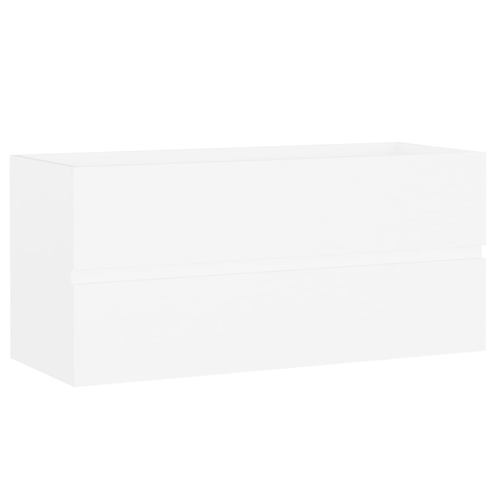 Mobile Sottolavabo Bianco 100x38,5x45 cm in Truciolato cod mxl 48432