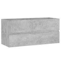 Mobile Sottolavabo Grigio Cemento 100x38,5x45 cm in Truciolato cod mxl 20971