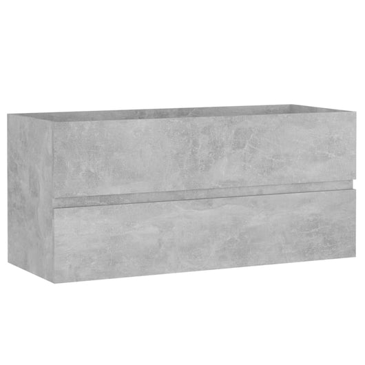 Mobile Sottolavabo Grigio Cemento 100x38,5x45 cm in Truciolato cod mxl 20971