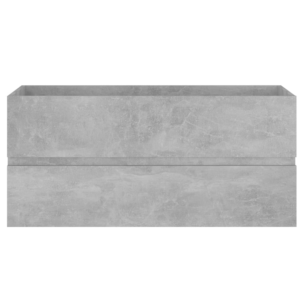 Mobile Sottolavabo Grigio Cemento 100x38,5x45 cm in Truciolato cod mxl 20971