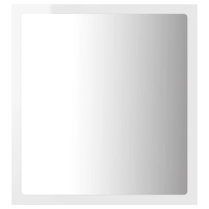 Specchio da Bagno LED Bianco Lucido 40x8,5x37 cm in Truciolato cod mxl 65418