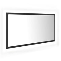 Specchio da Bagno LED Grigio 90x8,5x37 cm in Truciolato cod mxl 61978