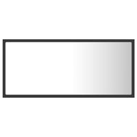 Specchio da Bagno LED Grigio 90x8,5x37 cm in Truciolato cod mxl 61978