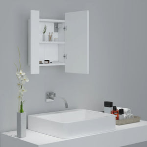 Specchio da Bagno con LED Bianco 40x12x45 cm in Acrilico 804948