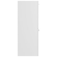 Armadio da Bagno Bianco Lucido 60x33x80 cm in Truciolato cod mxl 12936