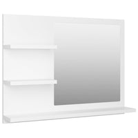 Specchio da Bagno Bianco 60x10,5x45 cm in Legno Multistratocod mxl 82219