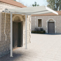 Set Pali per Tenda da Sole Bianco 300x245 cm Ferro 315093