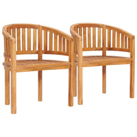 Set Salotto da Giardino 4 pz Design Curvo in Massello di Teak cod mxl 40732