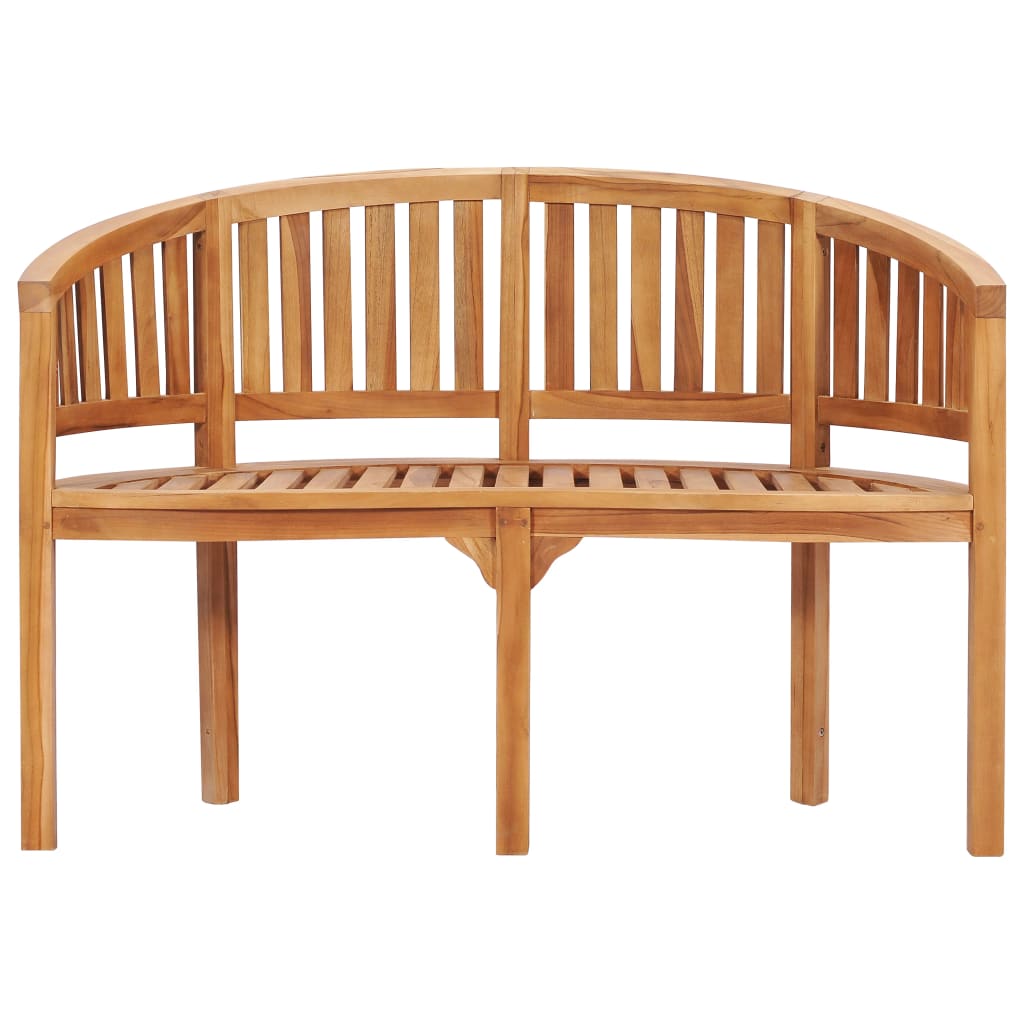 Set Salotto da Giardino 4 pz Design Curvo in Massello di Teak cod mxl 40732