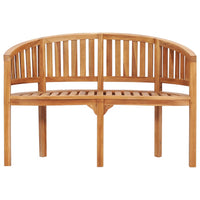 Set Salotto da Giardino 4 pz Design Curvo in Massello di Teak cod mxl 40732