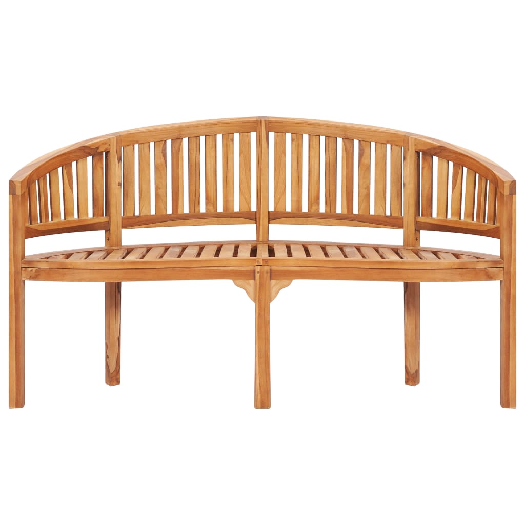 Set Salotto da Giardino 3 pz Design Curvo in Massello di Teak 3059967