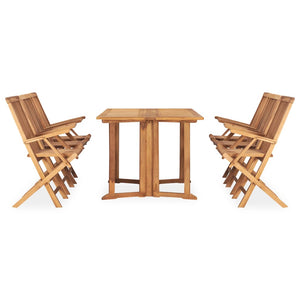 Set da Pranzo da Giardino 7 pz Pieghevole in Massello di Teak 3059973