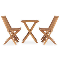 Set da Pranzo da Giardino 5 pz Pieghevole in Massello di Teak 3059976