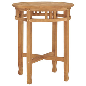 Set da Pranzo da Giardino 3 pz in Legno Massello di Teak cod mxl 30550