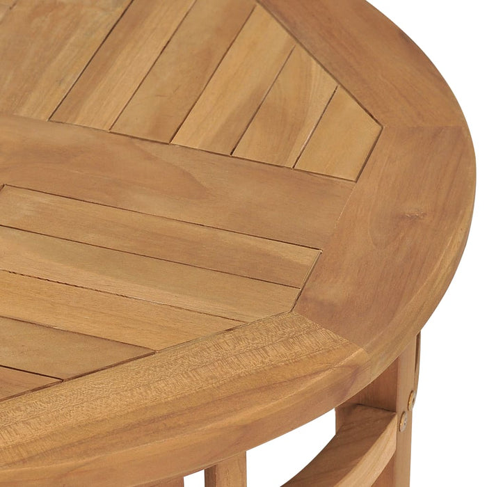 Set da Pranzo da Giardino 3 pz in Legno Massello di Teak cod mxl 30550