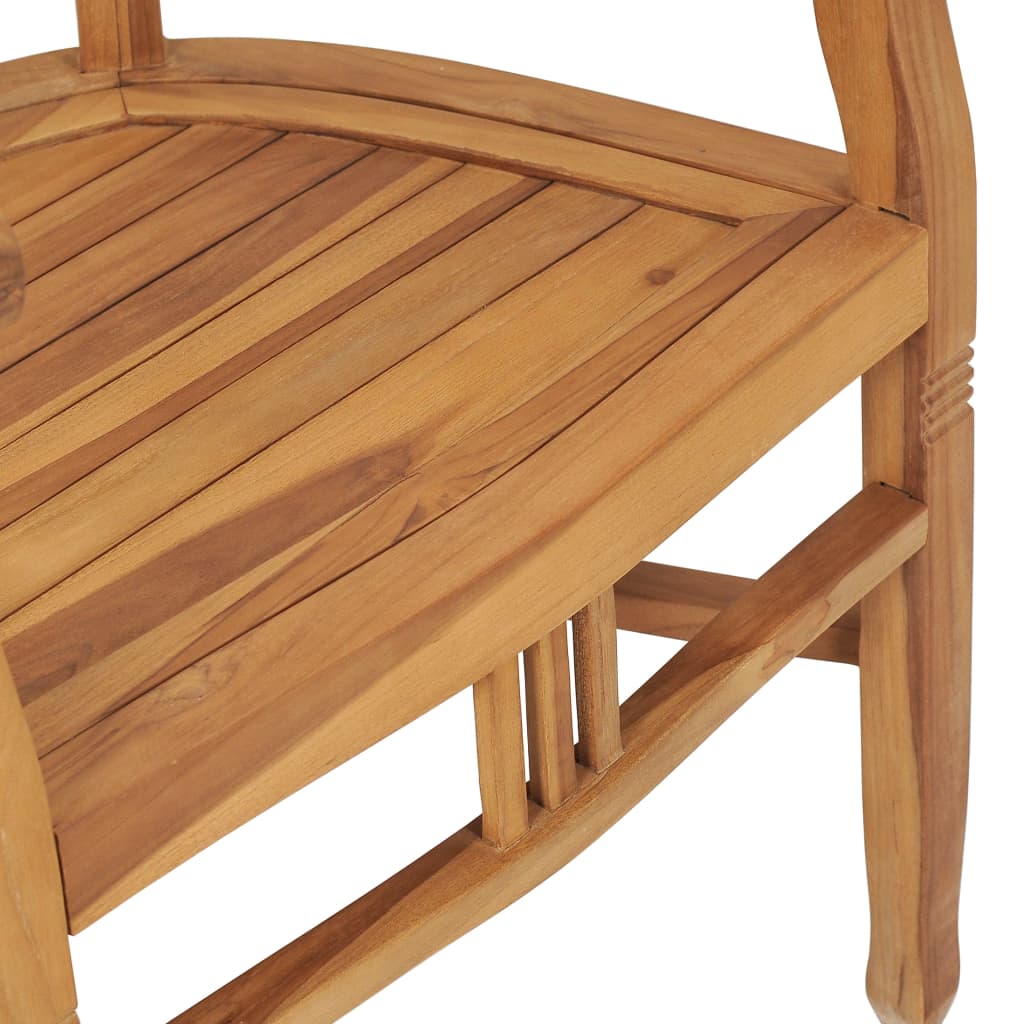 Set da Pranzo da Giardino 3 pz in Legno Massello di Teak cod mxl 37792