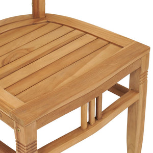 Set da Pranzo da Giardino 3 pz in Legno Massello di Teak cod mxl 55581