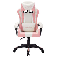 Sedia da Gaming con Luci a LED RGB Rosa e Nera in Similpelle cod mxl 25321