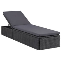 Set da Pranzo da Giardino 9 pz in Polyrattan Nero 3059477