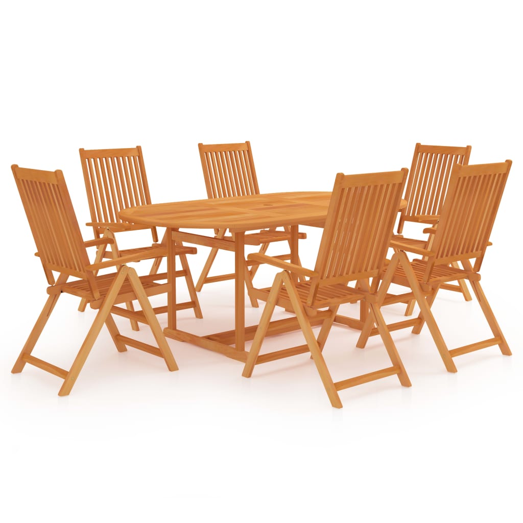 Set da Pranzo da Giardino 5 pz in Legno Massello di Teak 3059528