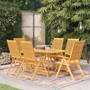 Set da Pranzo da Giardino 5 pz in Legno Massello di Teak 3059528