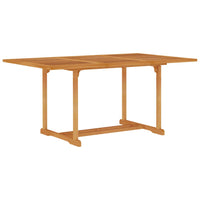 Set da Pranzo da Giardino 5 pz con Cuscini Grigi Legno di Teak cod mxl 41694