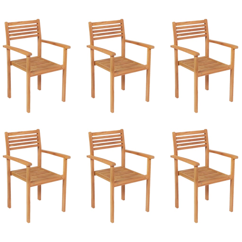 Set da Pranzo da Giardino 7 pz in Legno Massello di Teak cod mxl 74853