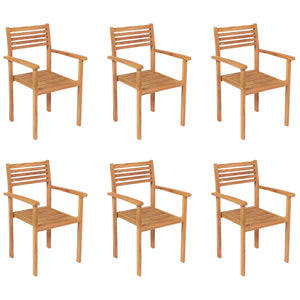 Set da Pranzo da Giardino 7 pz in Legno Massello di Teak cod mxl 74853