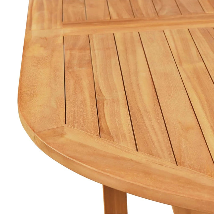 Set da Pranzo da Giardino 7 pz con Cuscini Legno di Teak Grigio 3059555