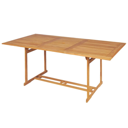 Set da Pranzo da Giardino 7 pz in Legno Massello di Teak cod mxl 41698