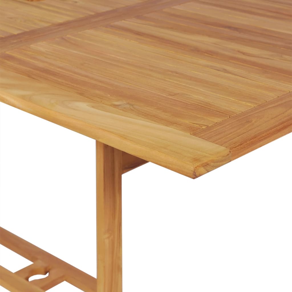 Set da Pranzo da Giardino 7 pz in Legno Massello di Teak cod mxl 41698