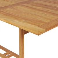 Set da Pranzo da Giardino 9 pz in Legno Massello di Teak cod mxl 40220