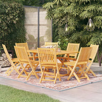 Set da Pranzo da Giardino 9 pz in Legno Massello di Teak cod mxl 67273