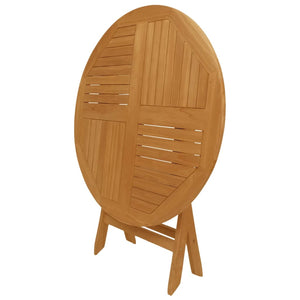 Set da Pranzo da Giardino 5 pz in Legno Massello di Teak 3059579