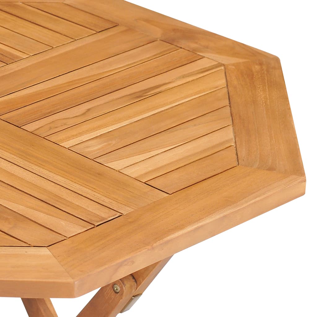 Set da Pranzo da Giardino 5 pz in Legno Massello di Teak 3059581