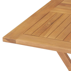 Set da Pranzo da Giardino 5 pz in Legno Massello di Teak 3059584